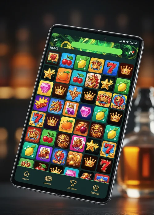 Screenshot of Planet 8 Casino's modern lobby interface displaying popular slots and live casino games, showcasing the user-friendly design and vibrant gaming atmosphere for players.